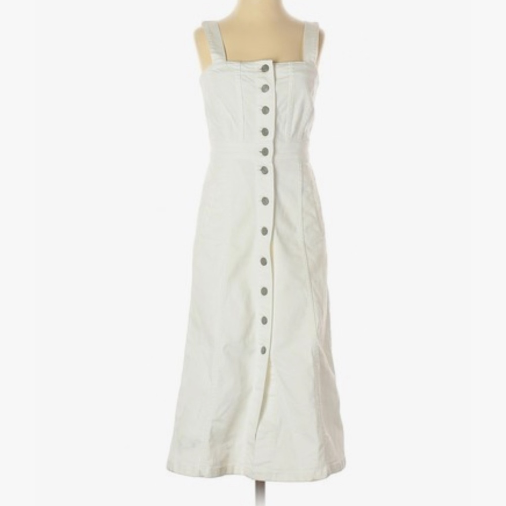 NWOT J crew white denim dress -